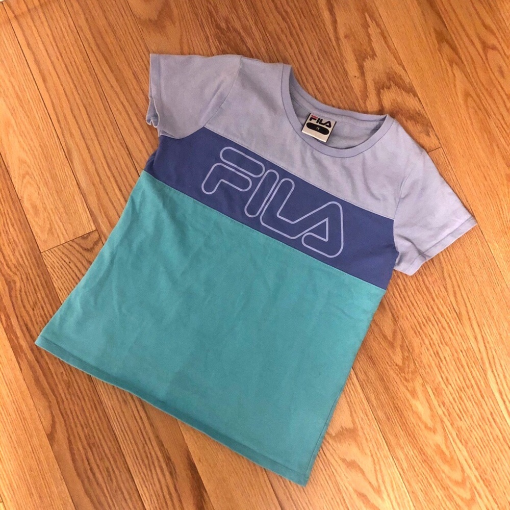 Pastel Fila Baby Tee (Size Youth 12)